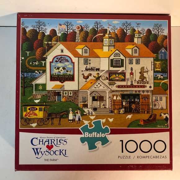 Other - Charles Wysocki The Farm 1000 Piece JigSaw Puzzle